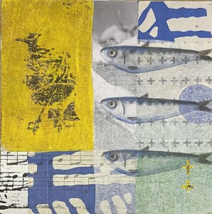 mixed media auf holz